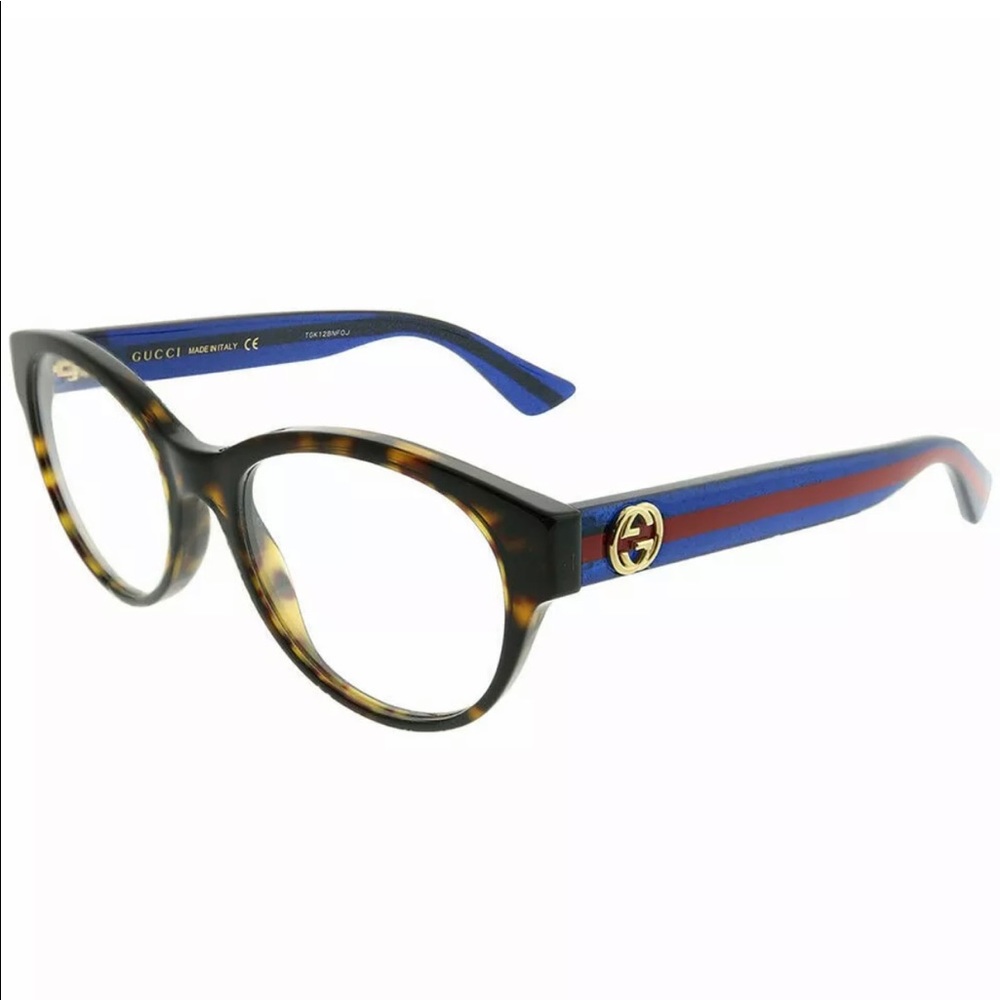 AUTH GUCCI GG Red Havana Eyeglasses Glasses NEW!